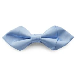 Trendhim Noeud Papillon Pointu Uni Bleu Bébé Brillant