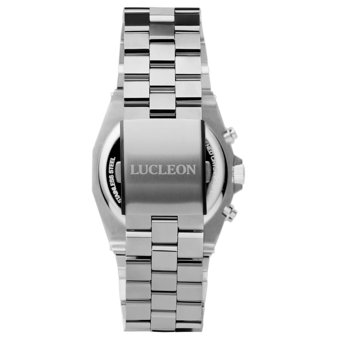 Lucleon Montre Chronographe Leal Ray En Acier Inoxydable 8 Lucleon Montre Chronographe Leal Ray En Acier Inoxydable – Image 6