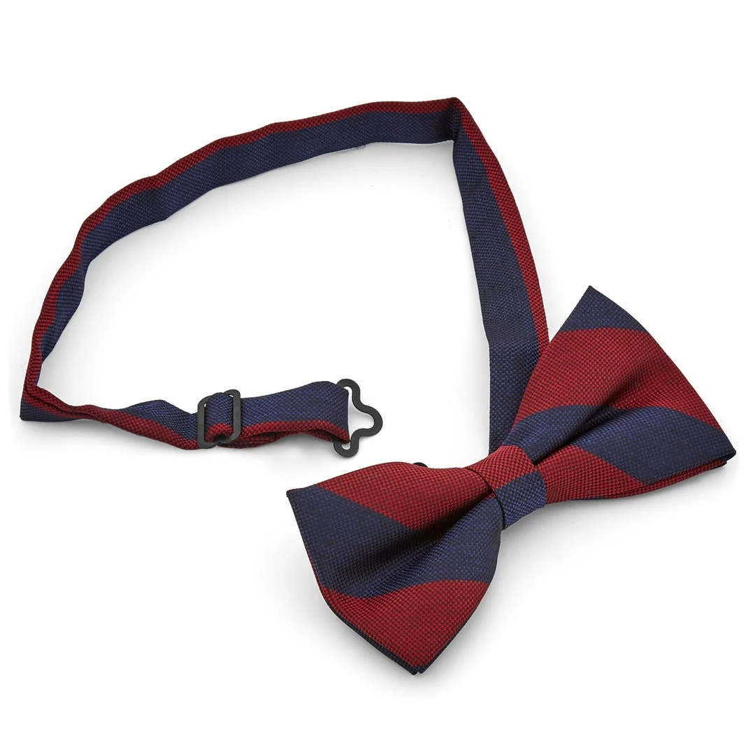 Tailor Toki Noeud Papillon Bleu Foncé Et Bourgogne 4 Tailor Toki Noeud Papillon Bleu Foncé Et Bourgogne – Image 2