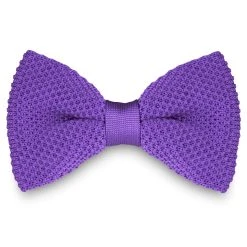 Tailor Toki Noeud Papillon Tricoté Violet