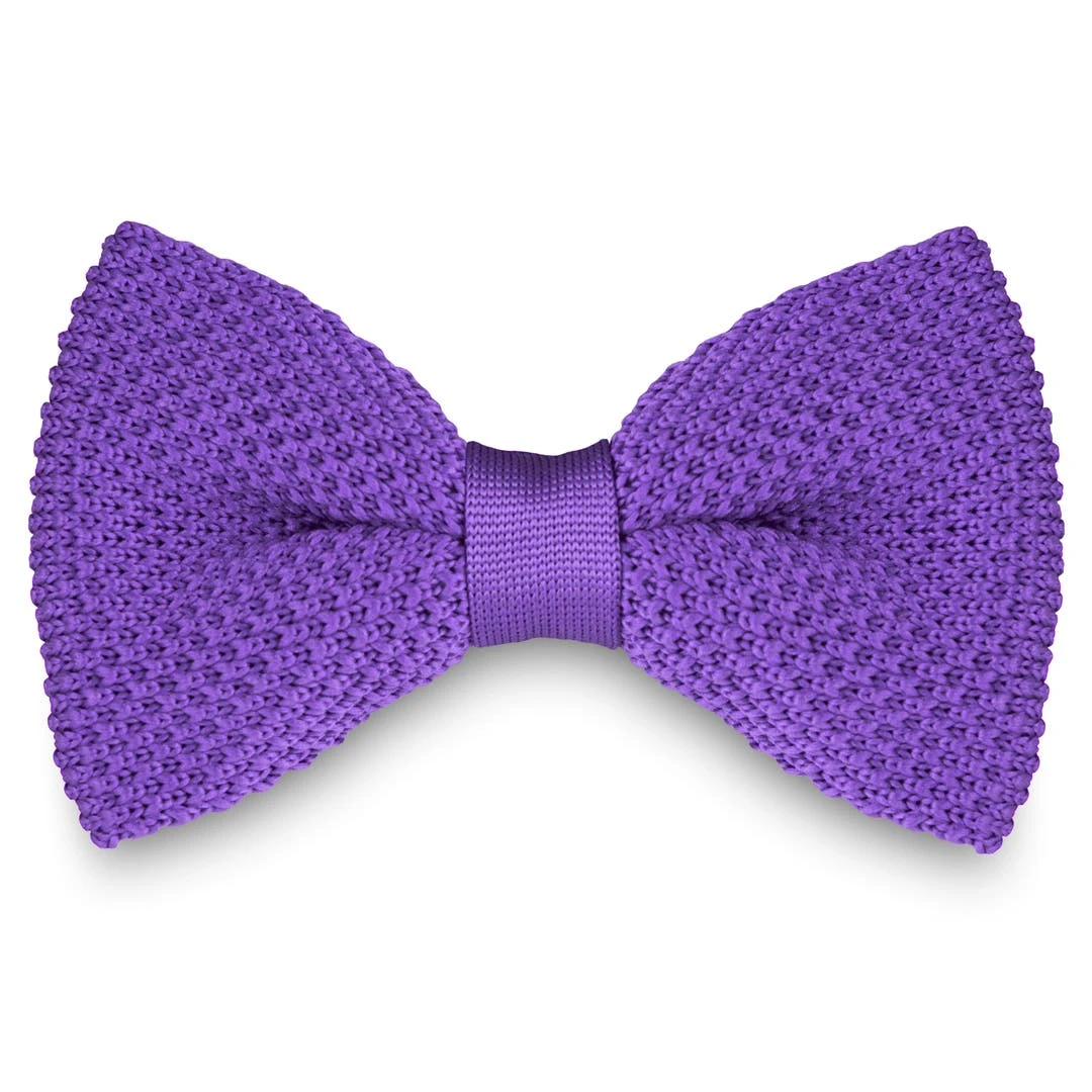 Tailor Toki Noeud Papillon Tricoté Violet 3 Tailor Toki Noeud Papillon Tricoté Violet