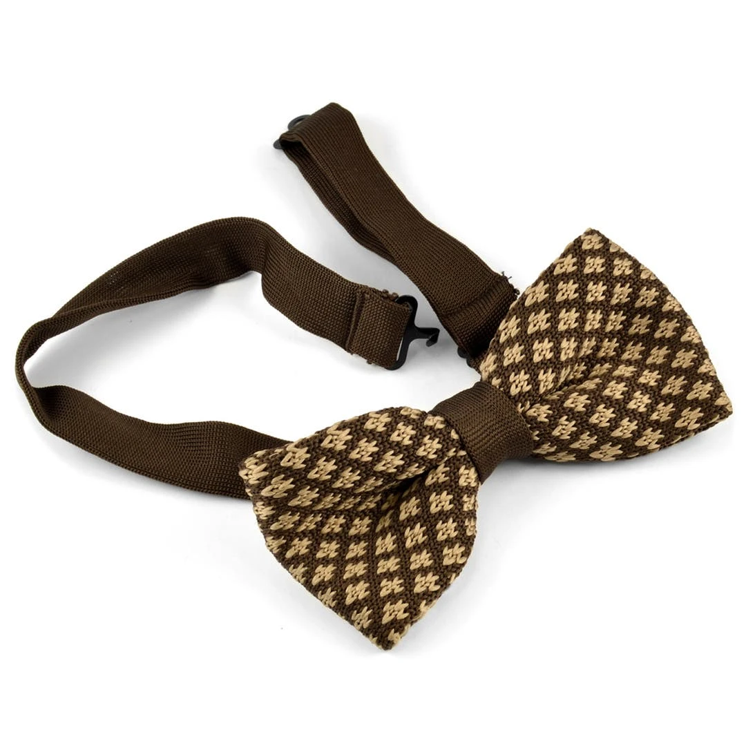 Tailor Toki Nœud Papillon Tricoté Marron 4 Tailor Toki Nœud Papillon Tricoté Marron – Image 2