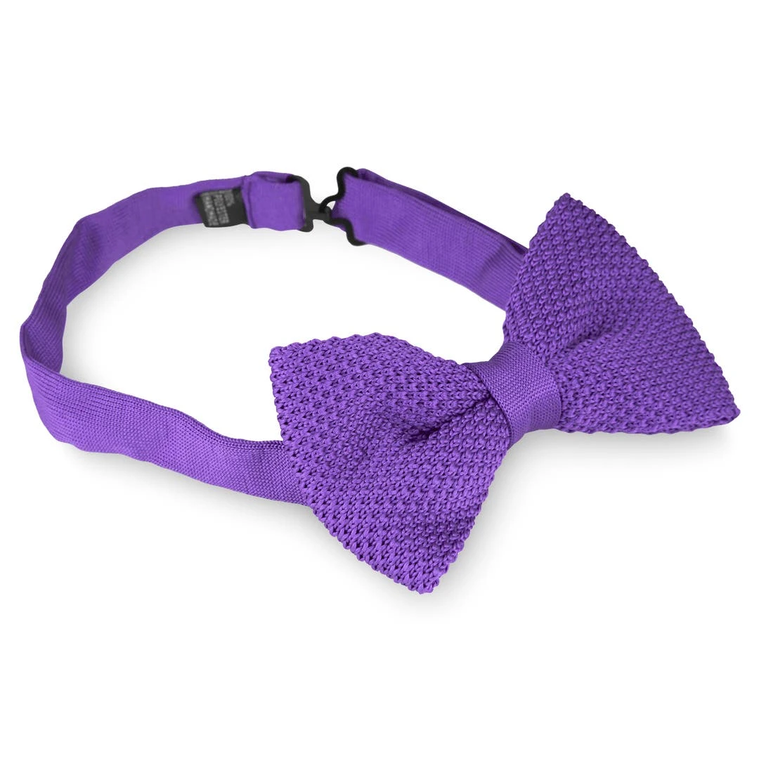 Tailor Toki Noeud Papillon Tricoté Violet 4 Tailor Toki Noeud Papillon Tricoté Violet – Image 2