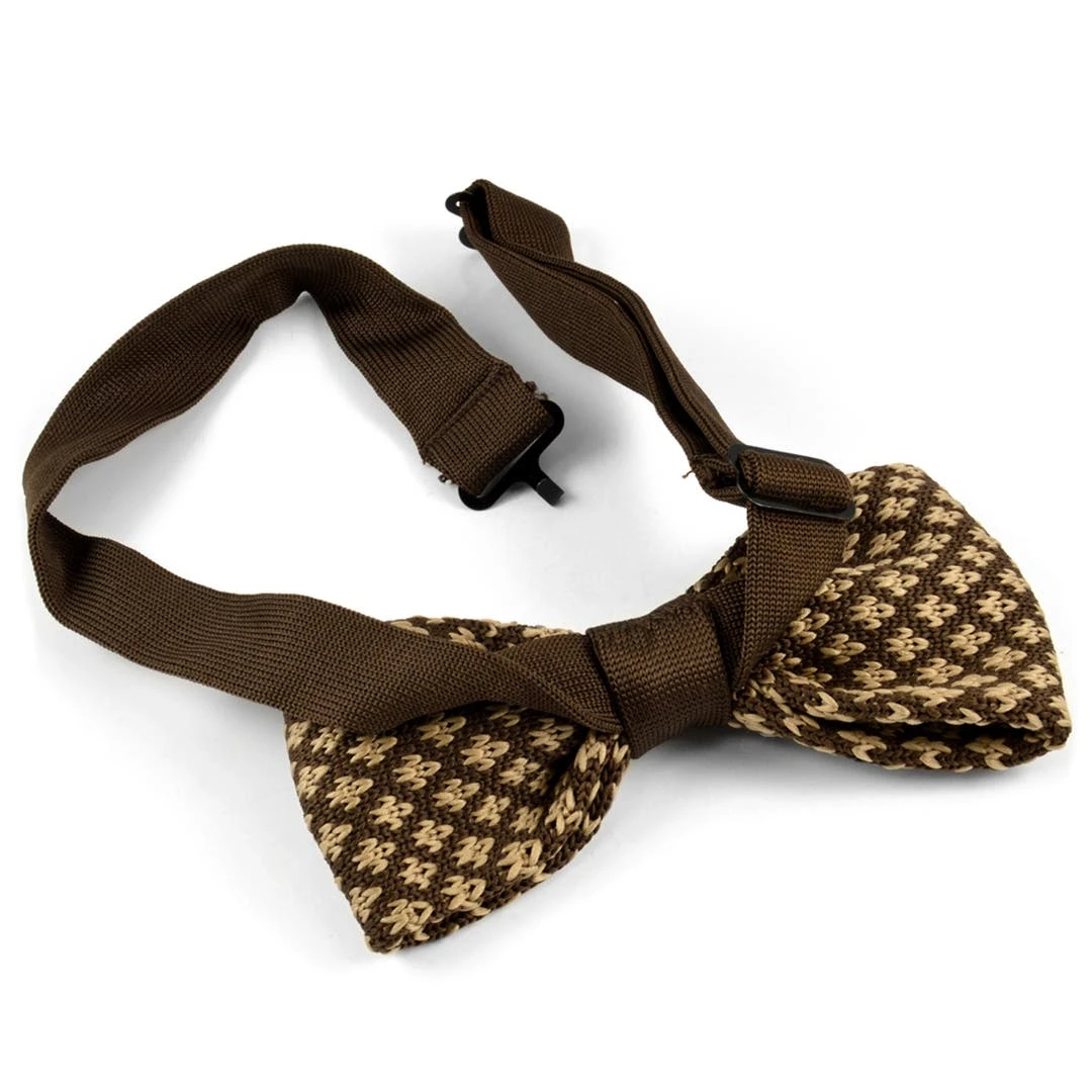 Tailor Toki Nœud Papillon Tricoté Marron 5 Tailor Toki Nœud Papillon Tricoté Marron – Image 3