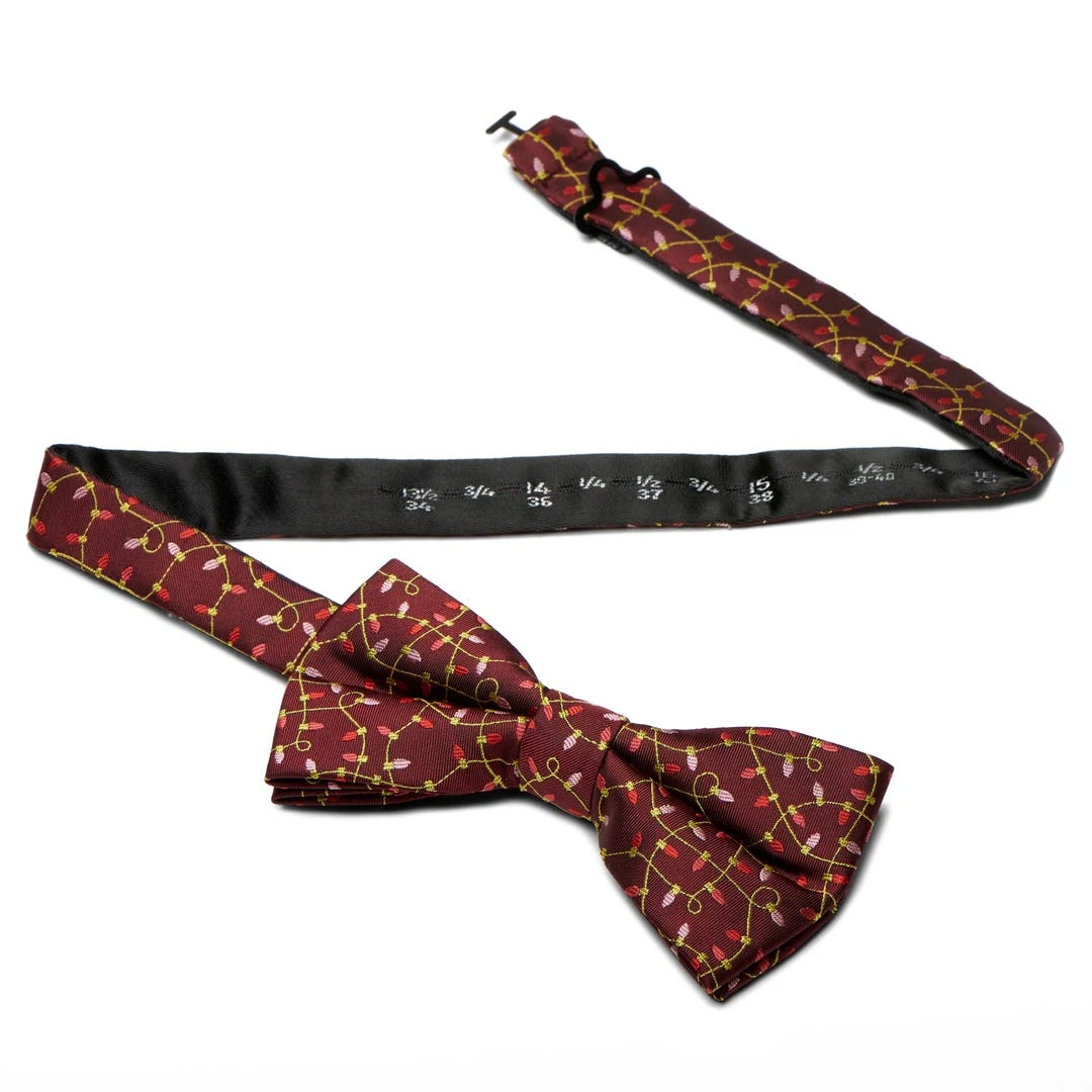 Trendhim Nœud Papillon Bordeaux à Motifs De Lumières De Noël 5 Trendhim Nœud Papillon Bordeaux à Motifs De Lumières De Noël – Image 3