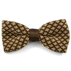 Tailor Toki Nœud Papillon Tricoté Marron