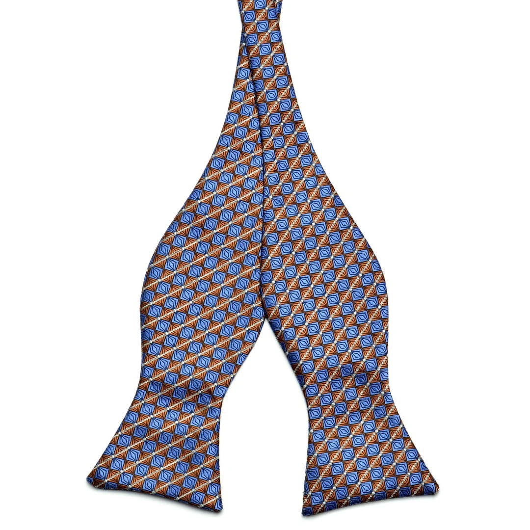 Tailor Toki Nœud Papillon à Nouer Bleu / Marron 3 Tailor Toki Nœud Papillon à Nouer Bleu / Marron
