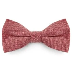 Bohemian Revolt Noeud Papillon En Coton Rose