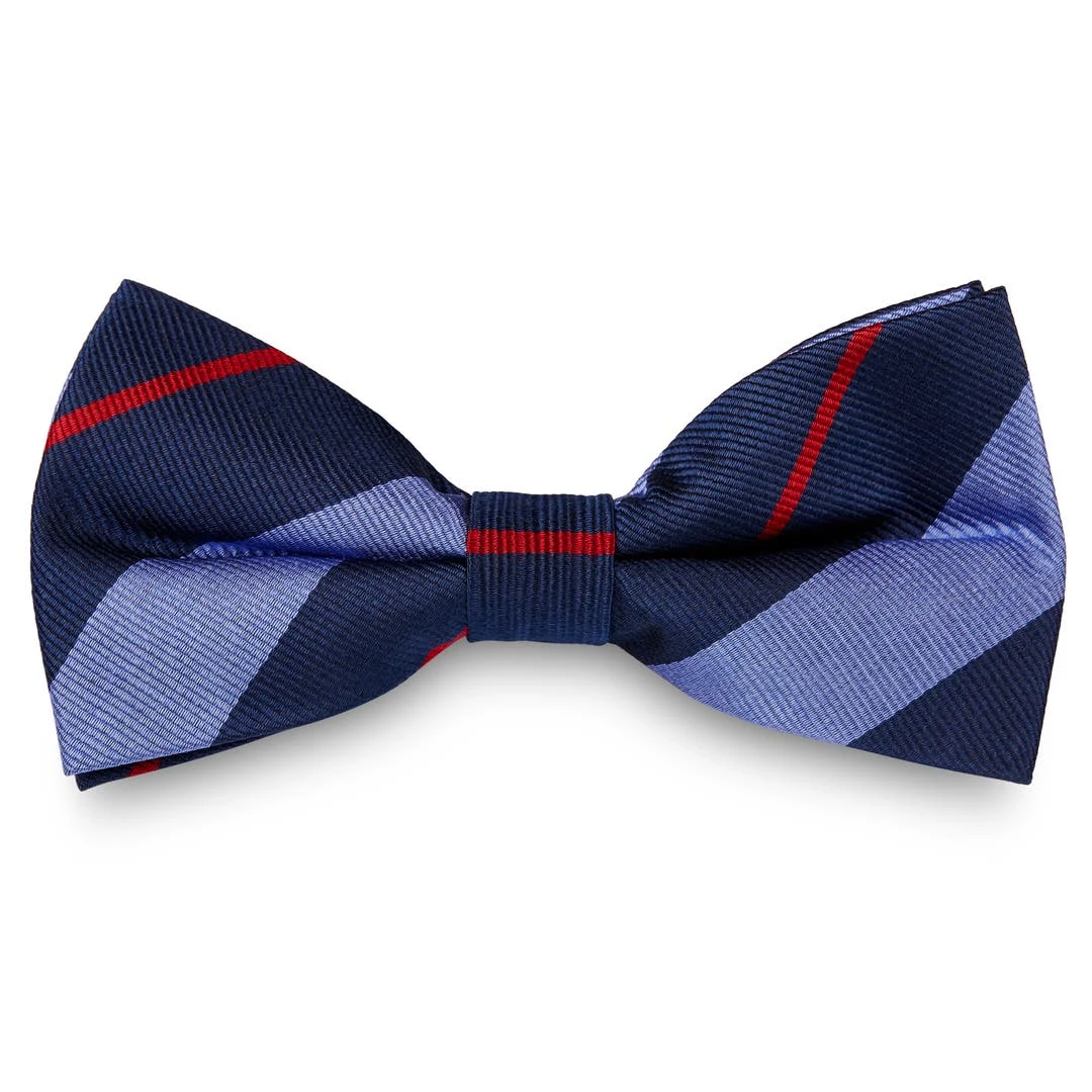 Trendhim Noeud Papillon En Soie Bleu Marine Et Bleu Pastel à Fines Rayures Rouges 3 Trendhim Noeud Papillon En Soie Bleu Marine Et Bleu Pastel à Fines Rayures Rouges