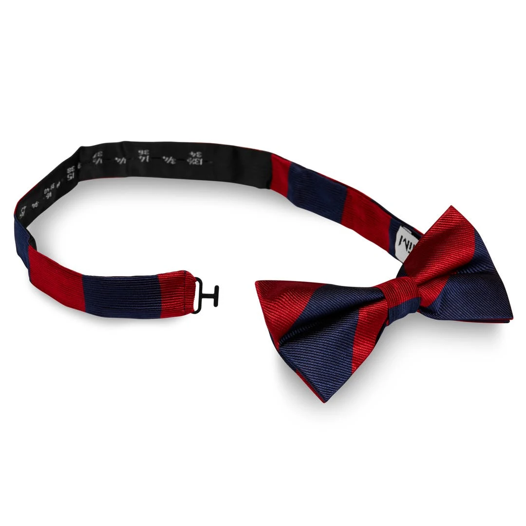 Trendhim Noeud Papillon à Rayures Bleu Marine Et Rouge 4 Trendhim Noeud Papillon à Rayures Bleu Marine Et Rouge – Image 2