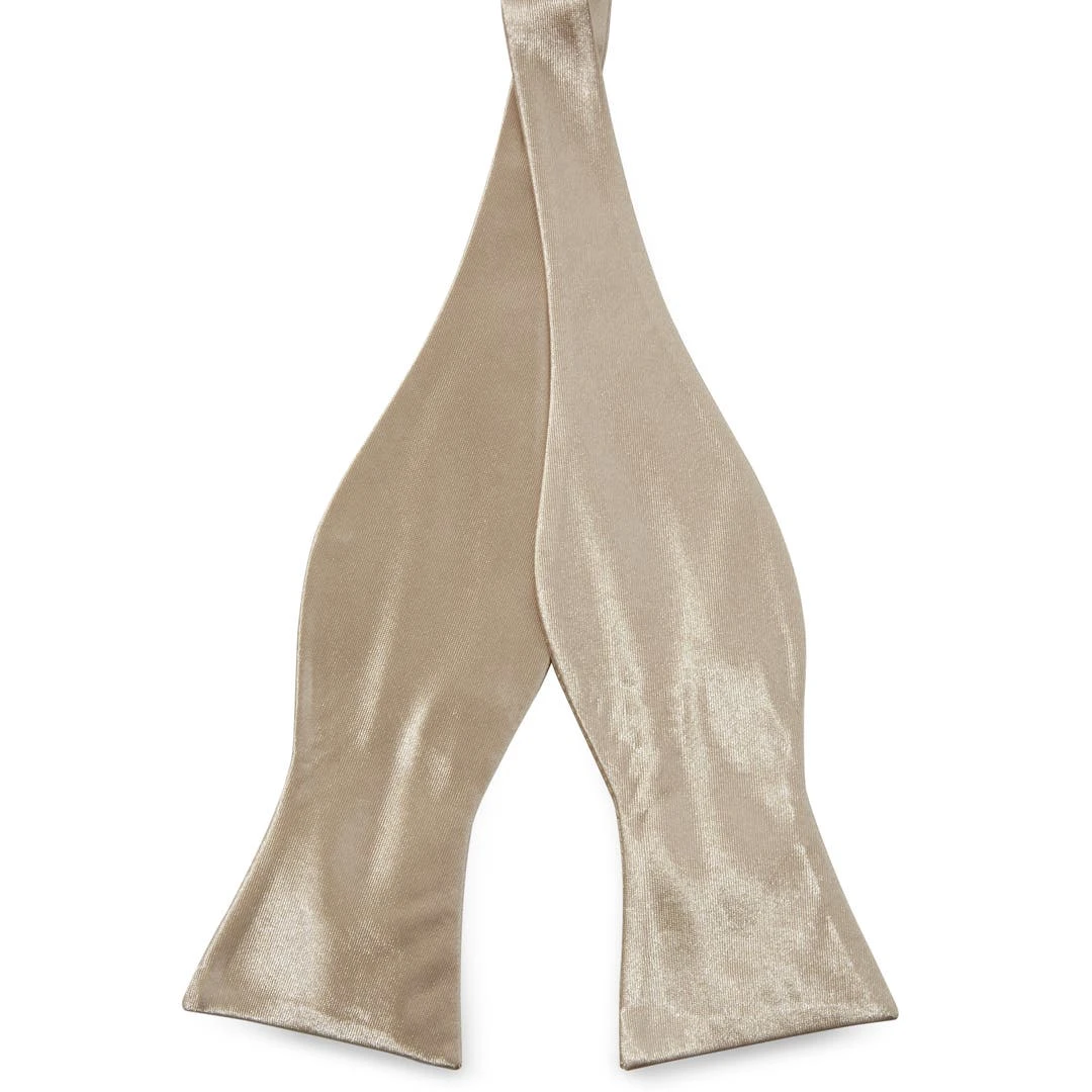Trendhim Noeud Papillon à Nouer Uni Champagne Brillant 3 Trendhim Noeud Papillon à Nouer Uni Champagne Brillant