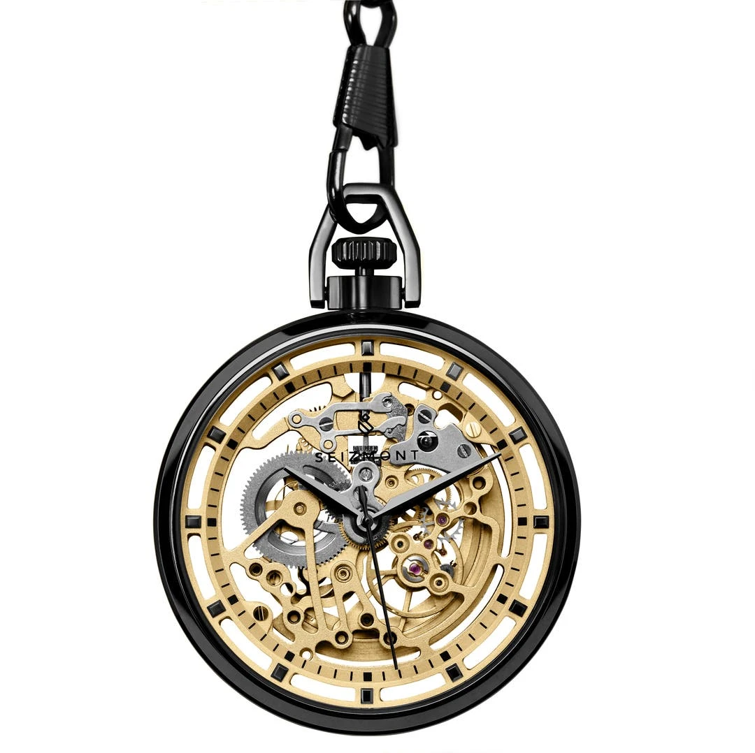 Seizmont Montre De Poche Squelette Mécanique Sakarias Agito 3 Seizmont Montre De Poche Squelette Mécanique Sakarias Agito