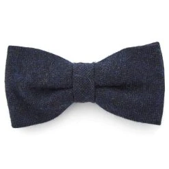 Bohemian Revolt Noeud Papillon En Laine Bleu Marine