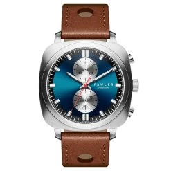 Fawler Callao | Montre Coussin Bleue