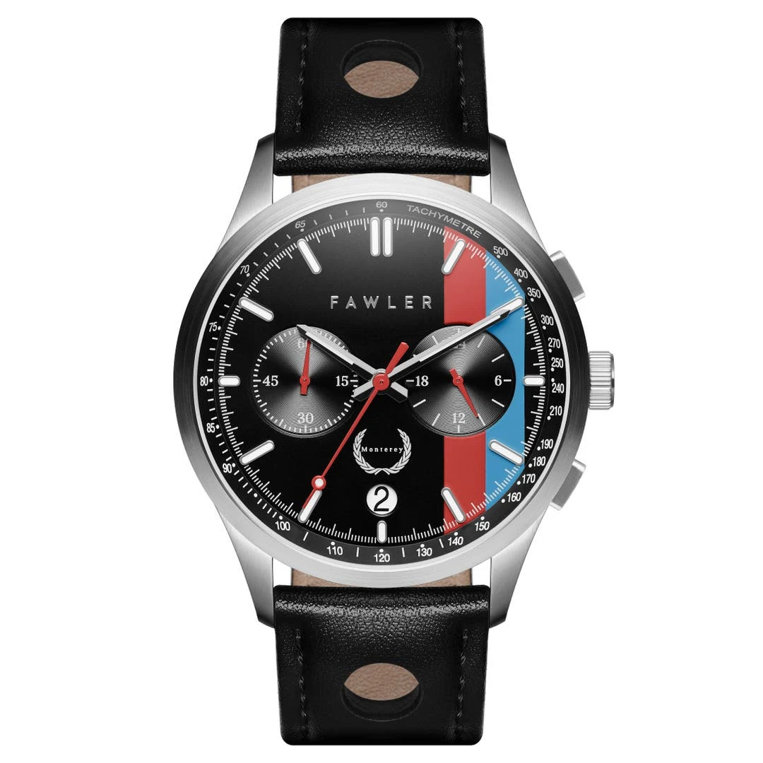 Fawler Monterey | Montre De Course Bleue Et Rouge 3 Fawler Monterey | Montre De Course Bleue Et Rouge