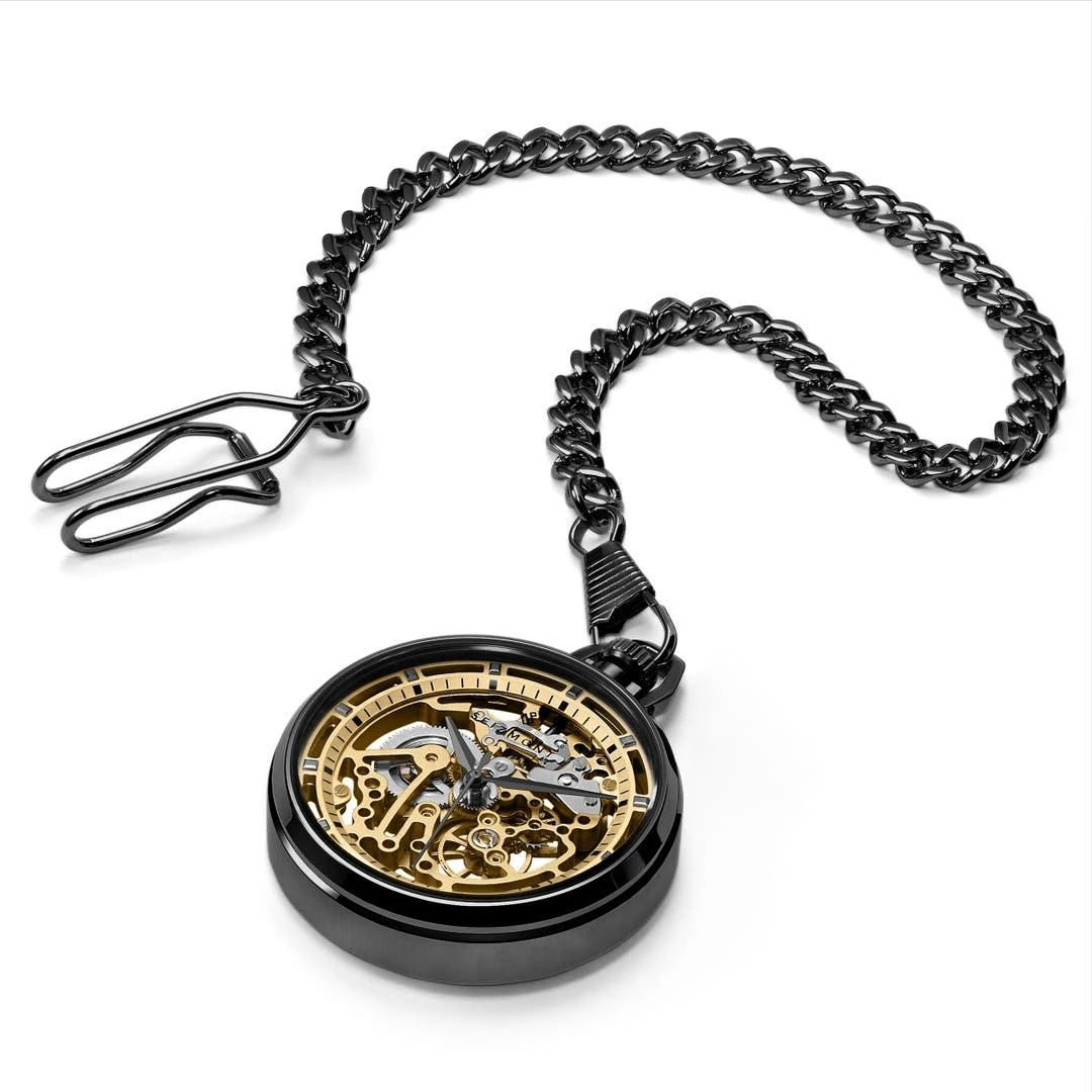 Seizmont Montre De Poche Squelette Mécanique Sakarias Agito 4 Seizmont Montre De Poche Squelette Mécanique Sakarias Agito – Image 2