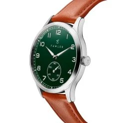 Fawler Adrien | Montre En Acier Inoxydable Et émail Vert -Trendhim en ligne 3 2adrrien