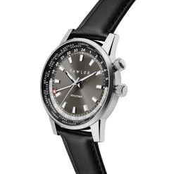 Fawler Gentium | Montre GMT à Heure Universelle En Acier Inoxydable Gris 10 Fawler Gentium | Montre GMT à Heure Universelle En Acier Inoxydable Gris -Trendhim en ligne 3 2dzent
