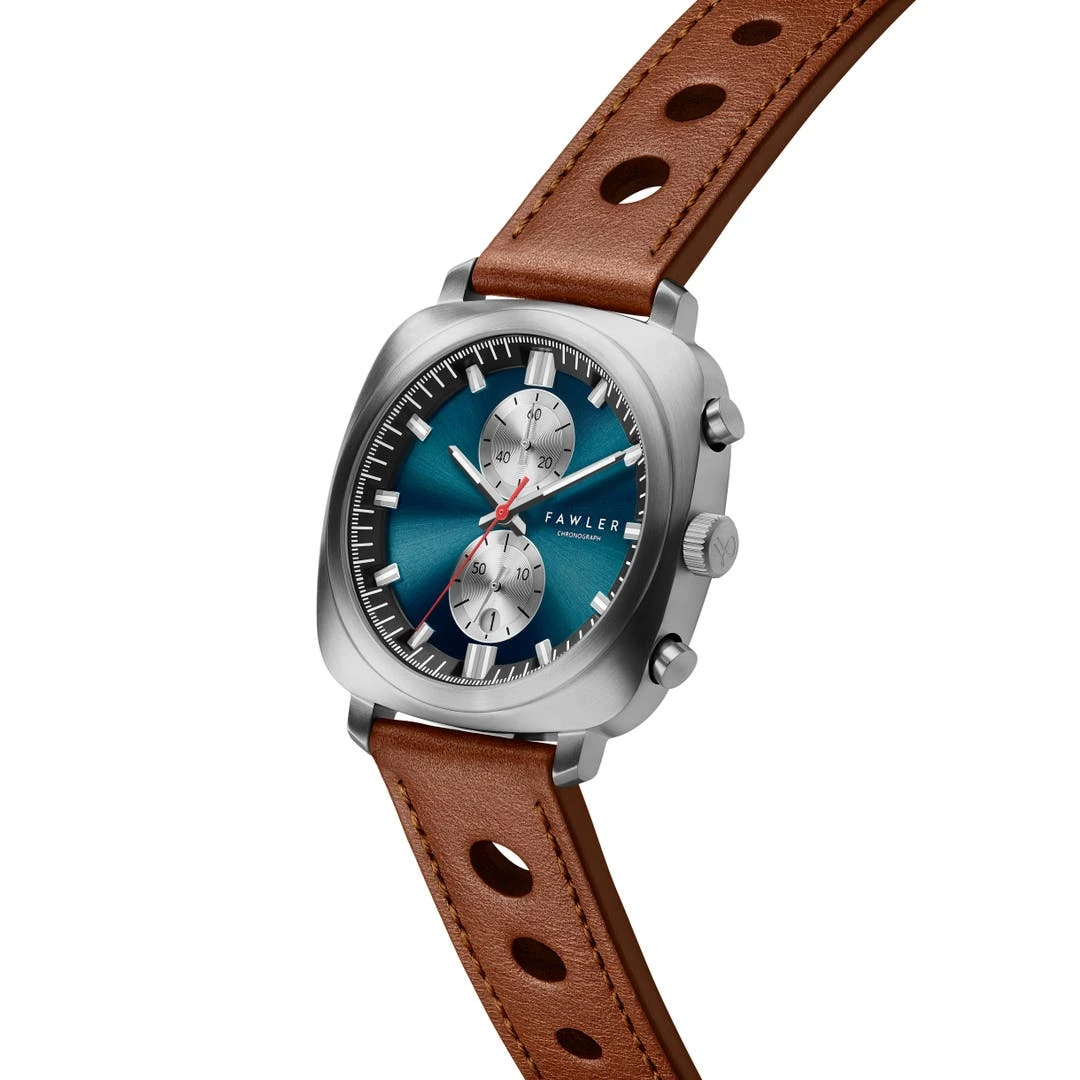 Fawler Callao | Montre Coussin Bleue 5 Fawler Callao | Montre Coussin Bleue – Image 3