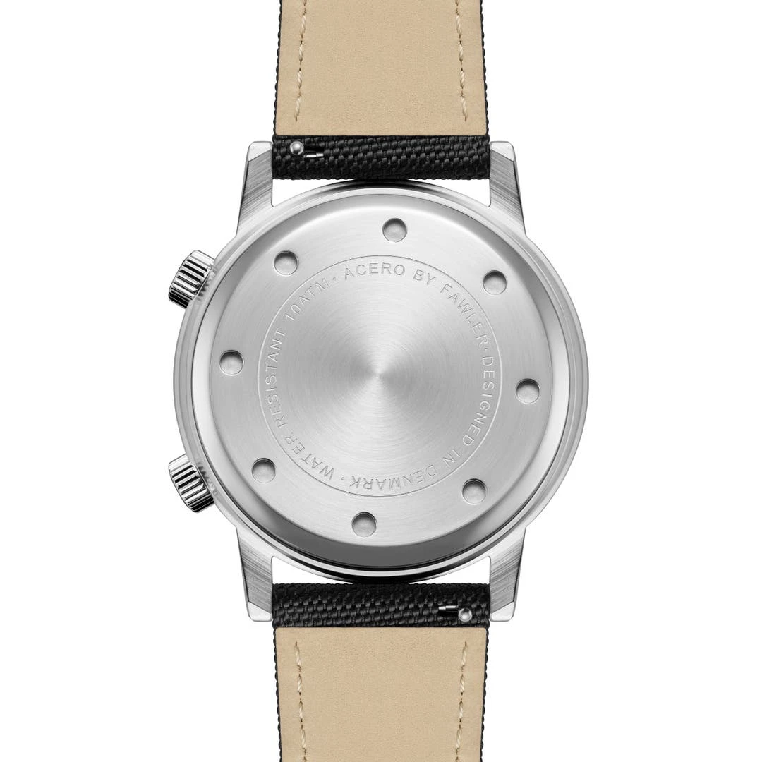 Fawler Acero | Montre De Plongée Bleue En Acier Inoxydable Argenté 6 Fawler Acero | Montre De Plongée Bleue En Acier Inoxydable Argenté – Image 4