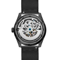 Otsu Calin | Montre Squelette Automatique Transparente Noire -Trendhim en ligne 3 3kali