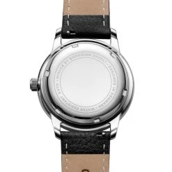 Bohemian Revolt Mirage | Montre En Acier Inoxydable Argenté Avec Cadran Noir Et Bracelet En Cuir -Trendhim en ligne 3 3miraz