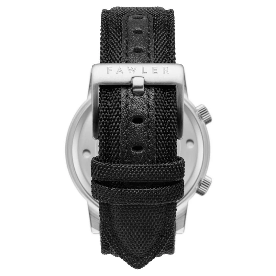 Fawler Acero | Montre De Plongée Bleue En Acier Inoxydable Argenté 7 Fawler Acero | Montre De Plongée Bleue En Acier Inoxydable Argenté – Image 5
