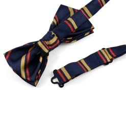 Tailor Toki Noeud Papillon Bleu Marine à Rayures Or Et Rouges -Trendhim en ligne 30 2 2