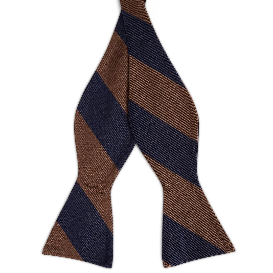 Trendhim Noeud Papillon à Rayures Bleu Marine Et Marron 3 Trendhim Noeud Papillon à Rayures Bleu Marine Et Marron