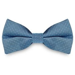 Trendhim Noeud Papillon En Soie Bleuet à Pois Blancs