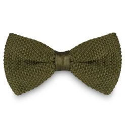 Tailor Toki Noeud Papillon Tricoté Vert Olive