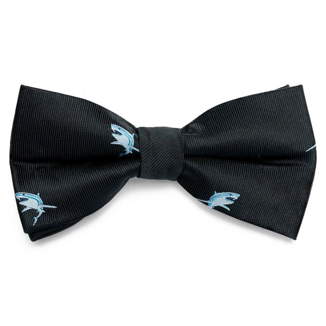 Trendhim Nœud Papillon Noir Pré-noué à Motif De Requins 3 Trendhim Nœud Papillon Noir Pré-noué à Motif De Requins