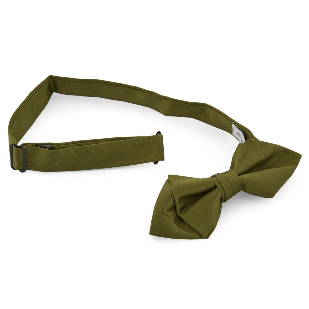 Trendhim Noeud Papillon Classique En Pointes Vert Olive 4 Trendhim Noeud Papillon Classique En Pointes Vert Olive – Image 2