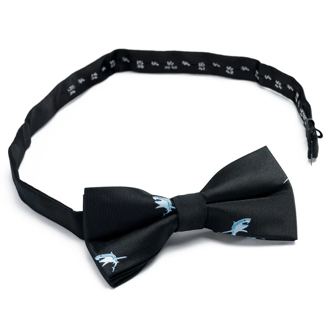 Trendhim Nœud Papillon Noir Pré-noué à Motif De Requins 4 Trendhim Nœud Papillon Noir Pré-noué à Motif De Requins – Image 2