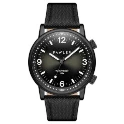Fawler Acero | Montre De Plongée En Acier Inoxydable Noir