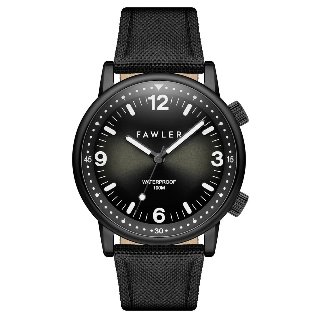 Fawler Acero | Montre De Plongée En Acier Inoxydable Noir 3 Fawler Acero | Montre De Plongée En Acier Inoxydable Noir