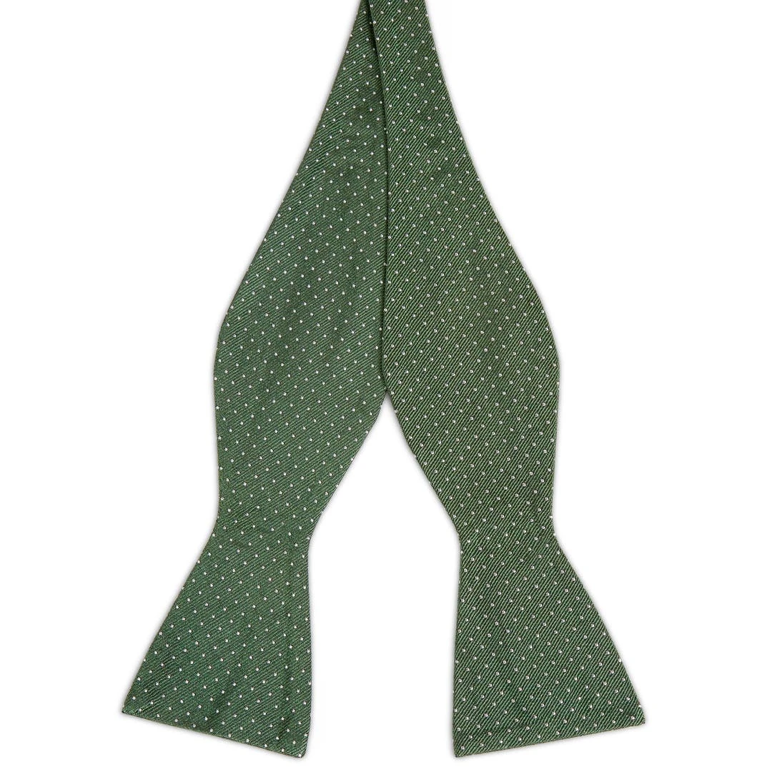 Trendhim Noeud Papillon En Soie Verte à Pois Blancs 3 Trendhim Noeud Papillon En Soie Verte à Pois Blancs