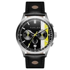 Fawler Monterey | Montre De Course Jaune Et Noire