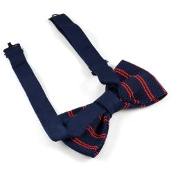 Tailor Toki Nœud Papillon Navy à Bandes Rouges -Trendhim en ligne 4 2 27