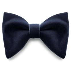 Trendhim Cléos | Nœud Papillon Cocktail Pré-noué En Velours Bleu Foncé