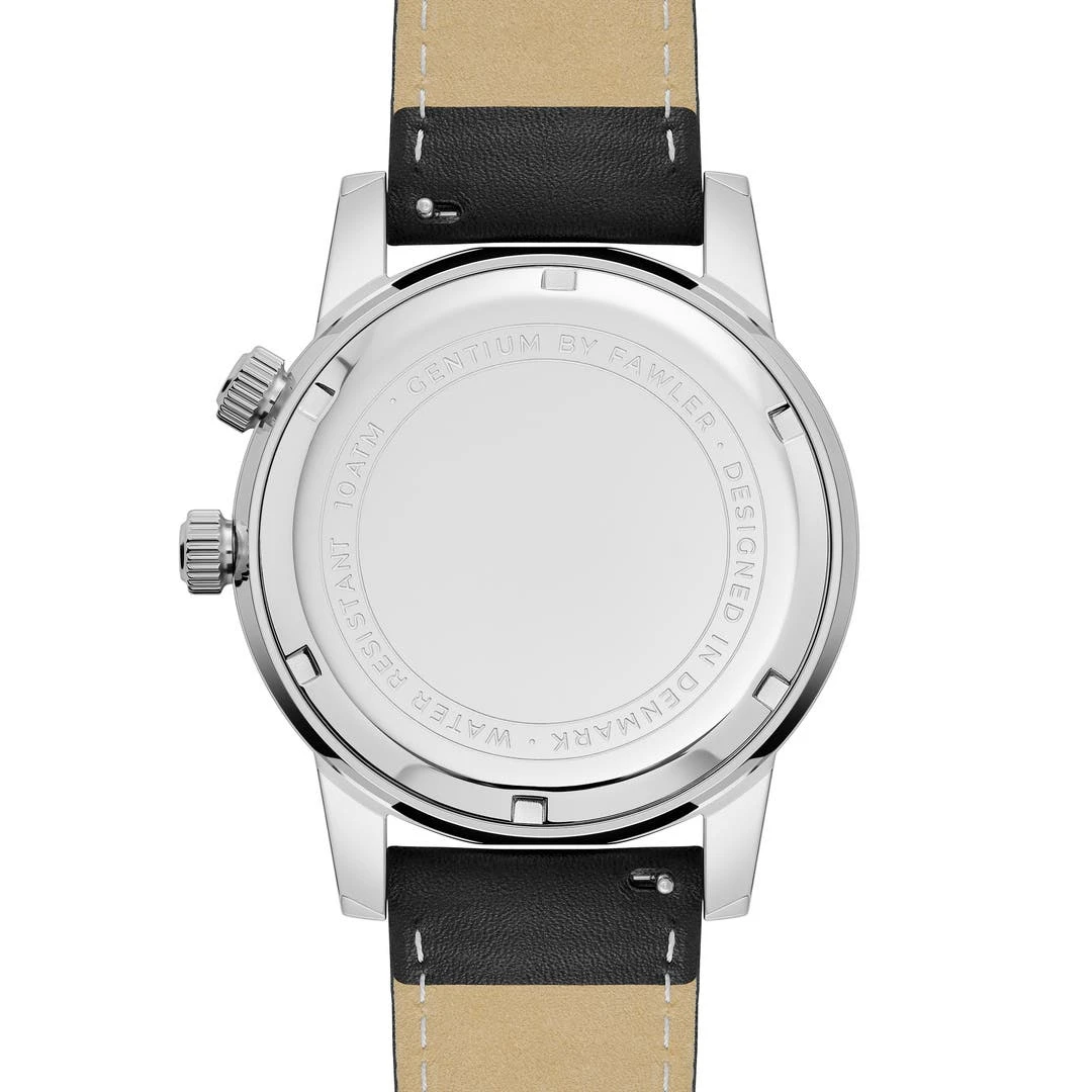 Fawler Gentium | Montre GMT à Heure Universelle En Acier Inoxydable Noir 6 Fawler Gentium | Montre GMT à Heure Universelle En Acier Inoxydable Noir – Image 4