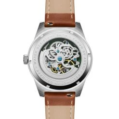 Arkai Caron | Montre Squelette Automatique En Acier Inoxydable Vert Et Argenté -Trendhim en ligne 4 3karonver2