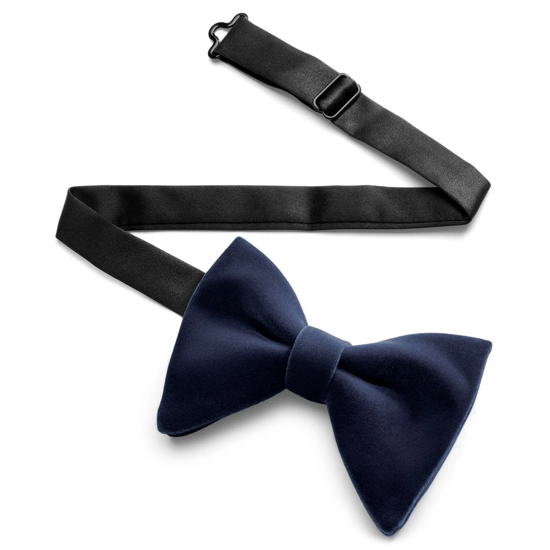 Trendhim Cléos | Nœud Papillon Cocktail Pré-noué En Velours Bleu Foncé 4 Trendhim Cléos | Nœud Papillon Cocktail Pré-noué En Velours Bleu Foncé – Image 2