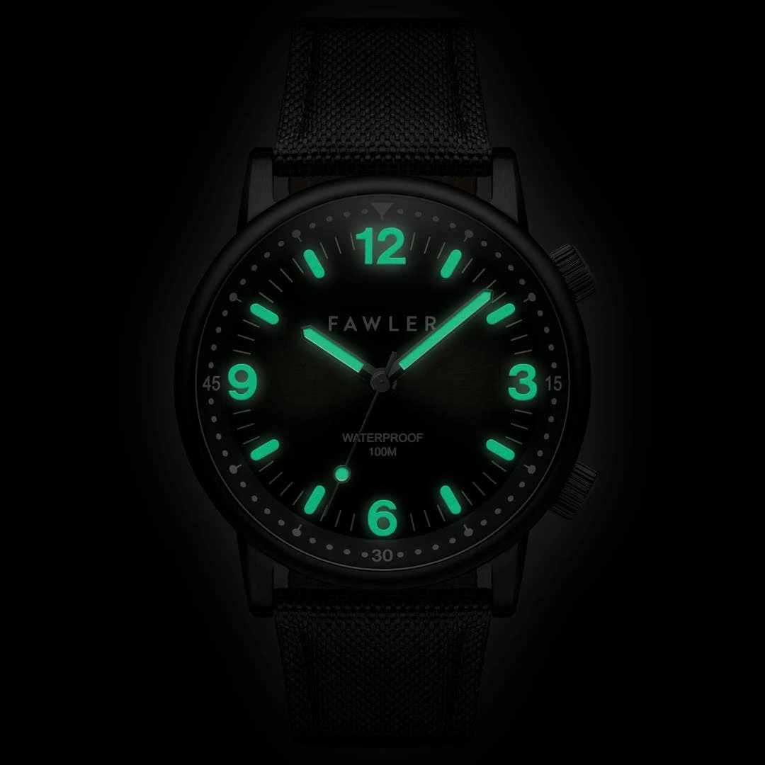 Fawler Acero | Montre De Plongée En Acier Inoxydable Noir 4 Fawler Acero | Montre De Plongée En Acier Inoxydable Noir – Image 2