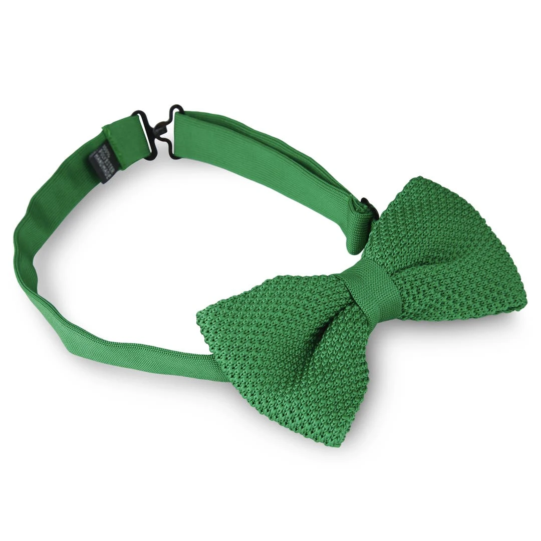 Tailor Toki Noeud Papillon Tricoté Vert émeraude 4 Tailor Toki Noeud Papillon Tricoté Vert émeraude – Image 2
