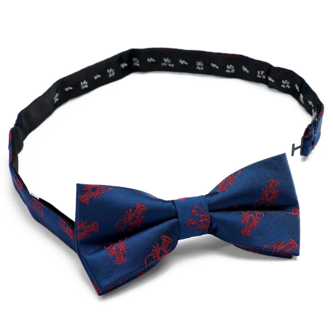 Trendhim Nœud Papillon Bleu Marine Pré-noué à Motif De Homards 4 Trendhim Nœud Papillon Bleu Marine Pré-noué à Motif De Homards – Image 2