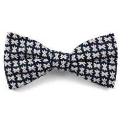 Tailor Toki Noeud Papillon En Coton Bleu Moderne