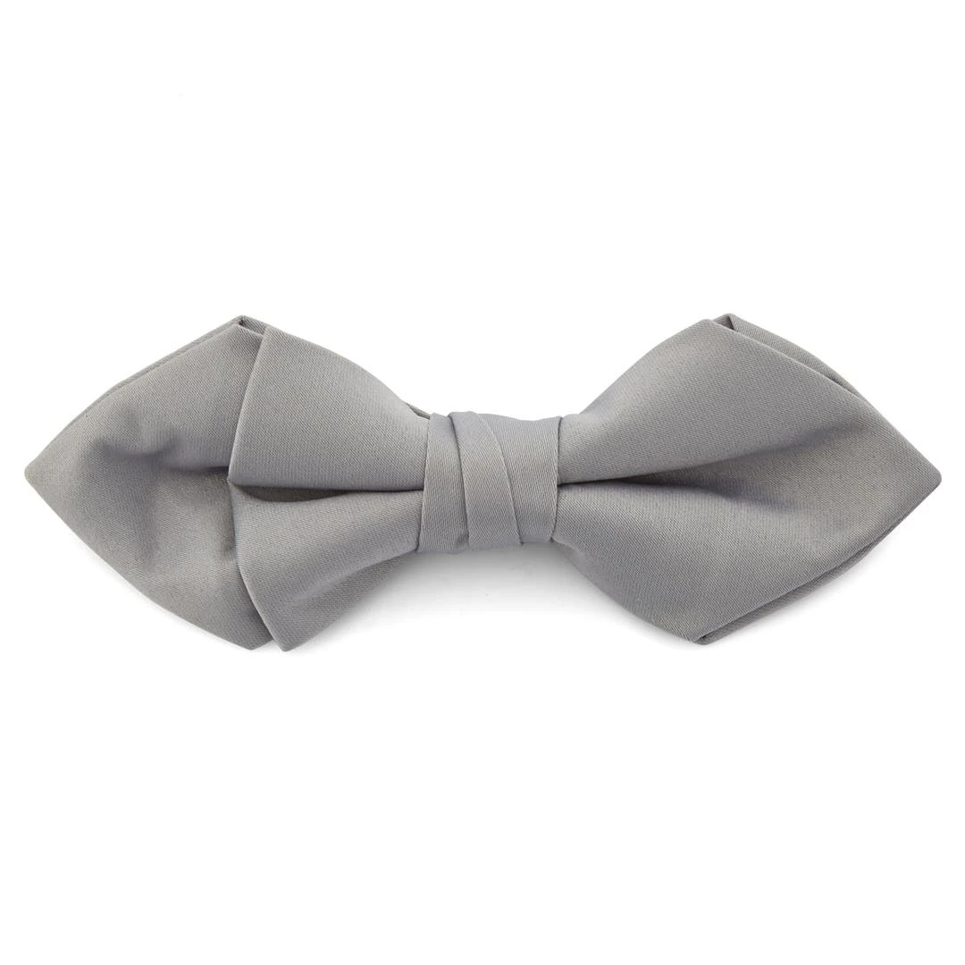 Trendhim Noeud Papillon Classique En Pointes Gris Clair 3 Trendhim Noeud Papillon Classique En Pointes Gris Clair