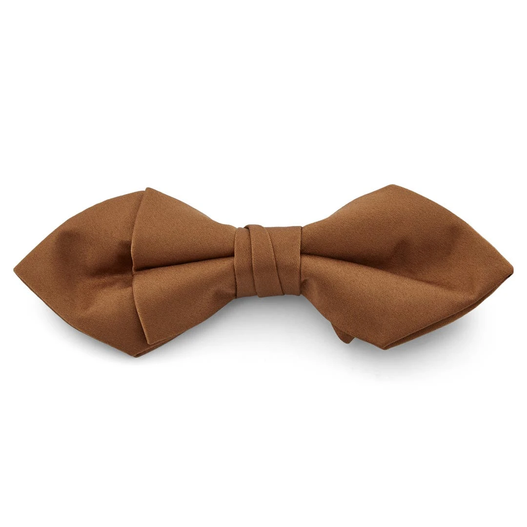 Trendhim Noeud Papillon Classique En Pointes Marron Clair 3 Trendhim Noeud Papillon Classique En Pointes Marron Clair