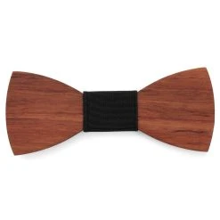 Tailor Toki Noeud Papillon Marron En Bois De Bubinga